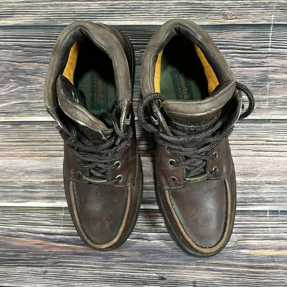 Timberland Women's Gore Tex Waterproof Brown Leather Boots‎